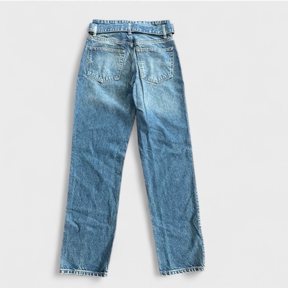 Reformation Cynthia Belted High Rise Straight Jeans size 26 NWT - Picture 7 of 13